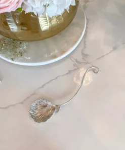 Inspire Me! Home Decor Silver Flower Petal Spoon Rest ( 2 Sizes )