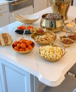 Inspire Me! Home Decor Golden Leaf Bowl