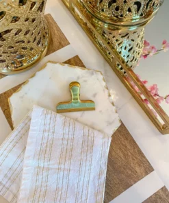 Inspire Me! Home Decor Gold Snack Clip