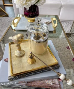 Inspire Me! Home Decor Gold Tray (2 Sizes)