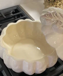 Inspire Me! Home Decor Dolomite Pumpkin Collection ( 3 Sizes And Shapes Available ) KITCHEN