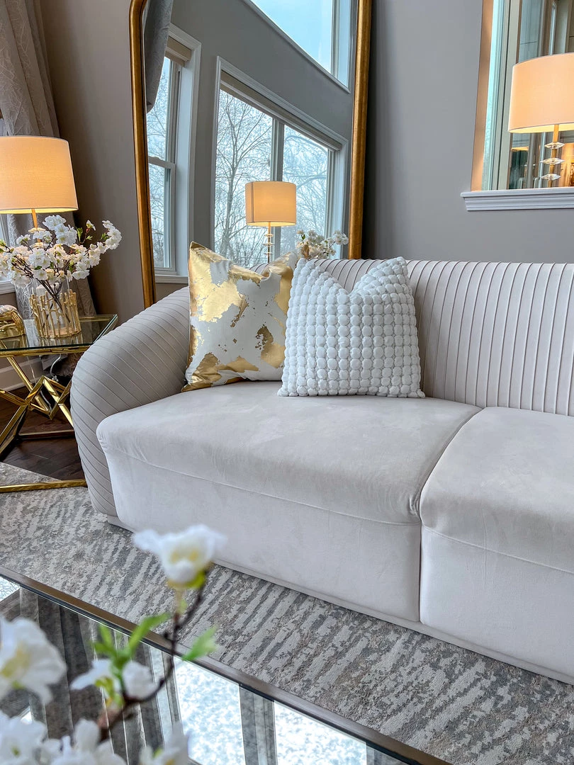 Cloud9d Serena White Pillow - 20" X 20"