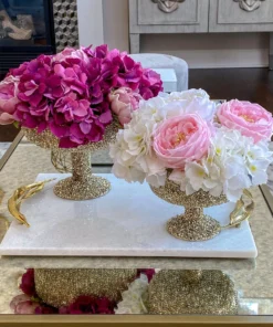 Inspire Me! Home Decor Small Jeweled Decorative Glass Bowl