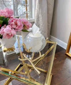 Inspire Me! Home Decor Large Branch Vase With Crackled Glass (2 Colors)