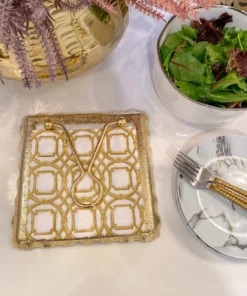 Inspire Me! Home Decor Decorative Square Lunch Napkins (9 Patterns)