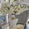 Inspire Me! Home Decor 18" Cherry Blossom Stem - White