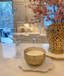 Inspire Me! Home Decor Glass Stem Jar (2 Sizes) Jars