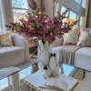 Inspire Me! Home Decor White & Gold Cluster Vase