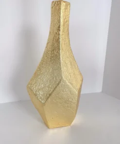 Inspire Me! Home Decor Abstract Textured Metal Vase