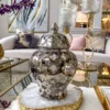 Inspire Me! Home Decor Silver Extra Mini Ginger Jar