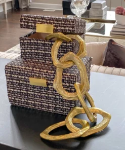 Inspire Me! Home Decor Black And White Decorative Boxes (Set Of 2)