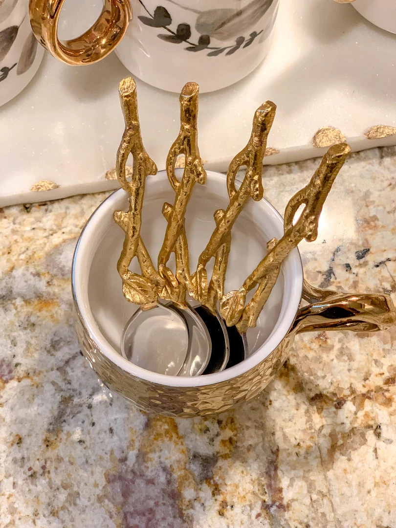 Inspire Me! Home Decor Golden Vine Spoons