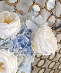 Inspire Me! Home Decor Real Touch Austin Rose (4 Colors) Floral Stems