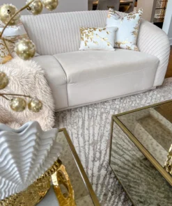 Inspire Me! Home Decor Gold Poinsettia Branch Pillow (2 Colors)