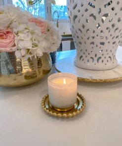 Inspire Me! Home Decor Beaded Round Decorative Plate (2 Colors)