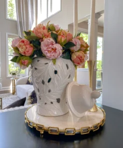 Inspire Me! Home Decor Real Touch Light Color Peony Bundles (3 Colors)