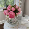 Inspire Me! Home Decor Real Touch Pink Tone Peony Bundle (3 Colors)