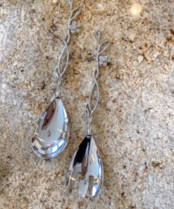 Inspire Me! Home Decor KITCHEN Crystal Detailed Leaf Server Set