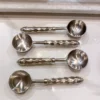 Inspire Me! Home Decor Silver Hammered Handle Spoons (Set Of 4)