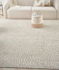 Nourison PILLOWS, RUGS, & THROWS Inspire Me! Home Decor Joli Area Rug - Ivory/Beige/Grey (3 Sizes)