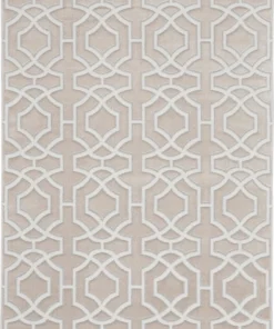 Nourison Joli Area Rug - Beige/White (3 Sizes)